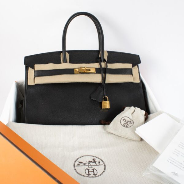 Hermès Birkin 35 Black Epsom GHW