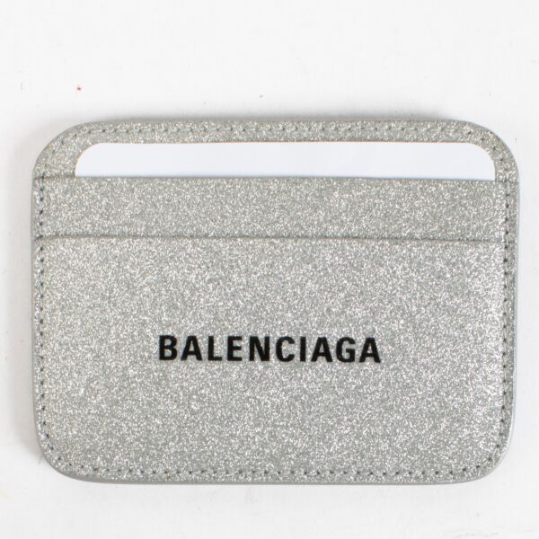 Authentic pre-loved Balenciaga Glitter Cash Card Holder on Labellov.com