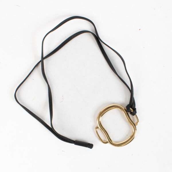Are you looking for an authentic designer accessory? We buy and sell your preloved and brand new Hermès Black Boucluri Pendant Necklace