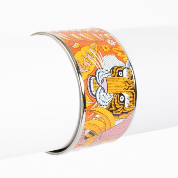 Hermès Acte III, Scene I, La Clairiere, Tigre XL Bangle Bracelet