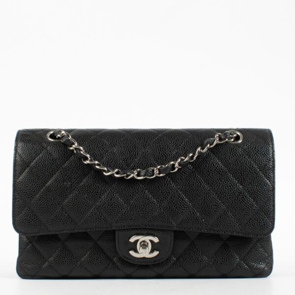 Chanel Black Caviar Medium Classic 11.12 Bag