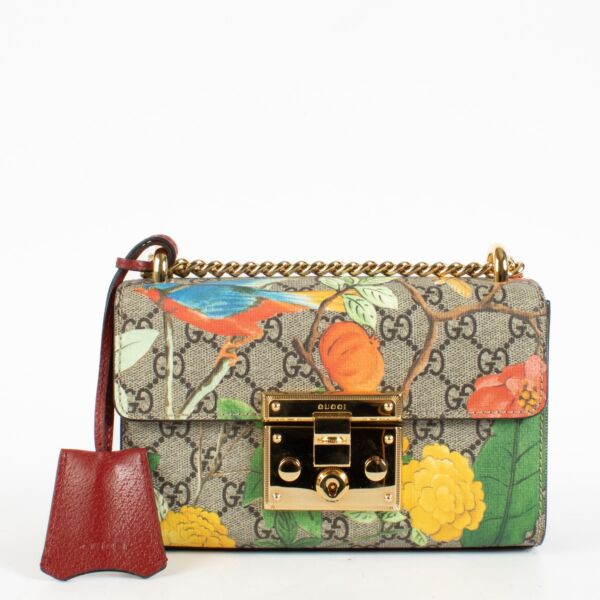 Authentic pre-loved Gucci GG Tian Small Padlock Bag on Labellov.com