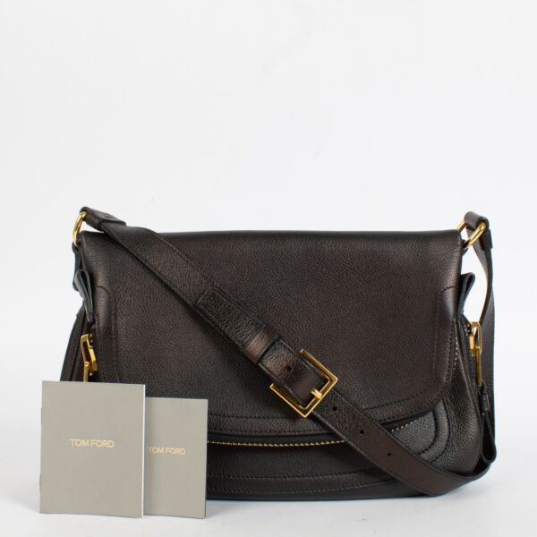 Tom Ford Black Medium Jennifer Bag