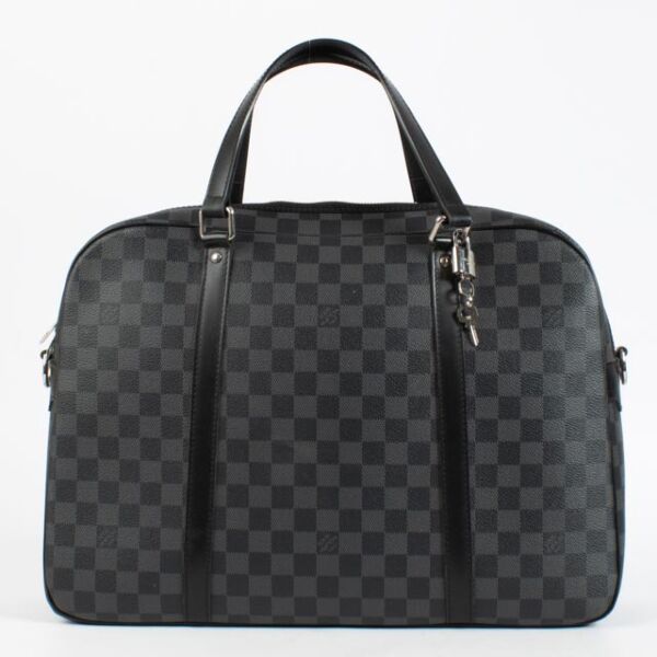 Shop the authentic Louis Vuitton Damier Graphite Jorn Bag second hand on Labellov.com.