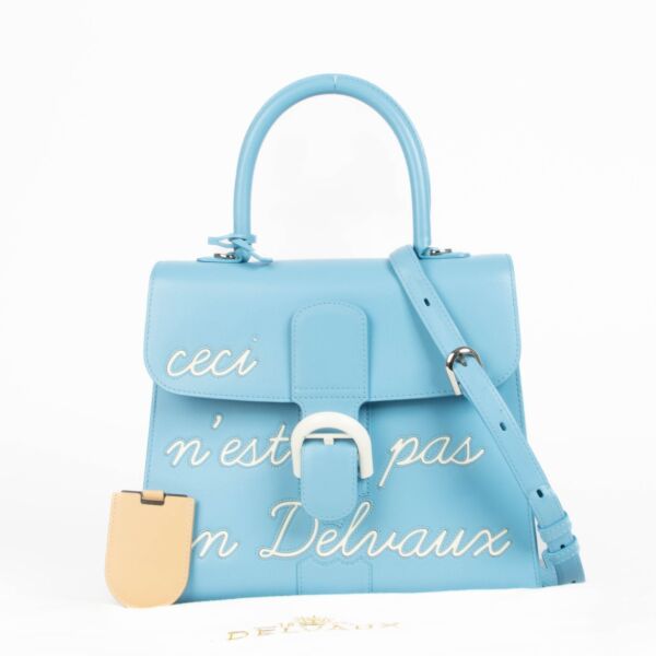 Delvaux Ciel Box Calf Brillant L'humour MM Bag