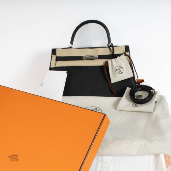 Hermès Kelly 35 Black Togo PHW