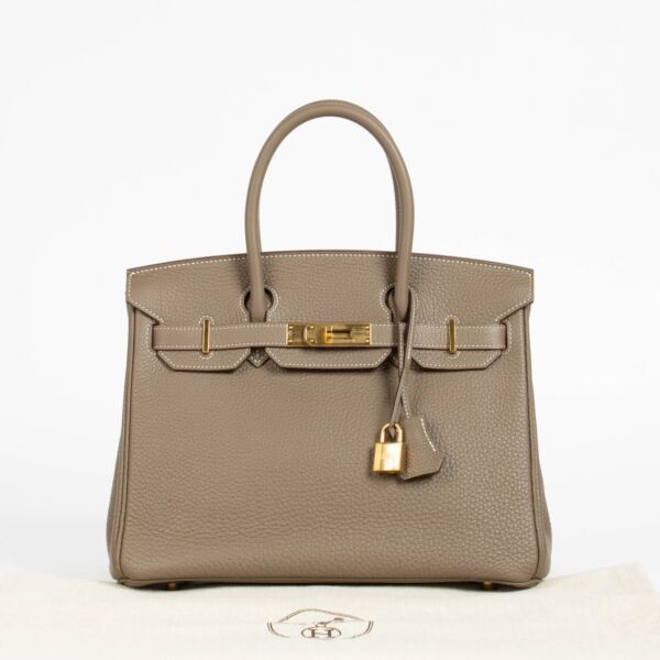 Hermès Birkin 30 Etoupe Togo GHW