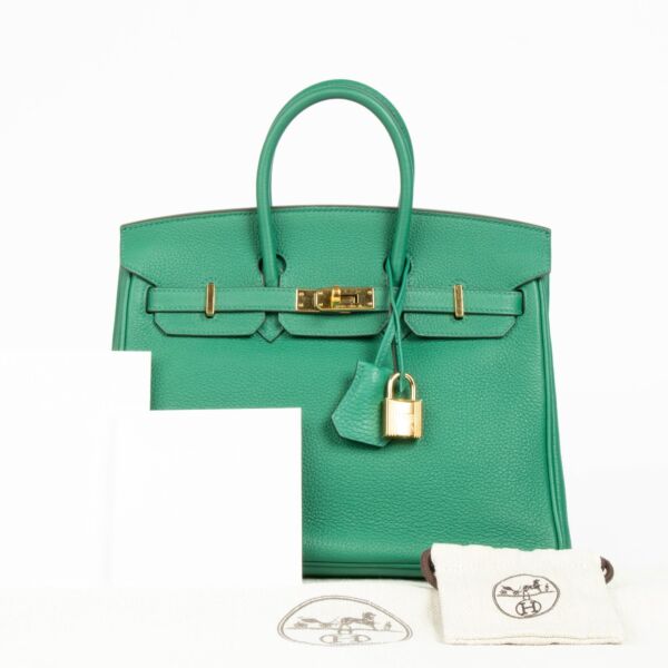 Hermès Birkin 25 Vert Vertigo Togo GHW