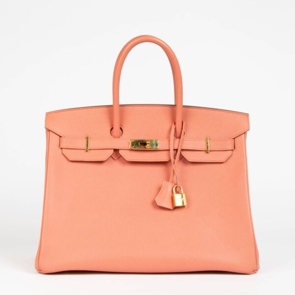 Hermès Birkin 35 Flamingo Epsom GHW