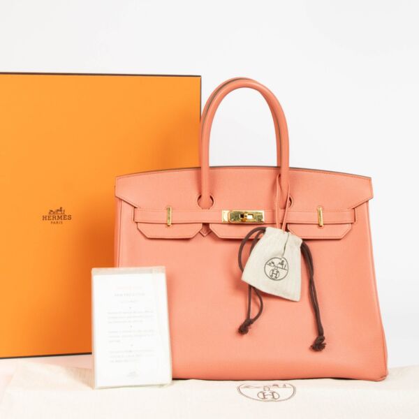 Hermès Birkin 35 Flamingo Epsom GHW