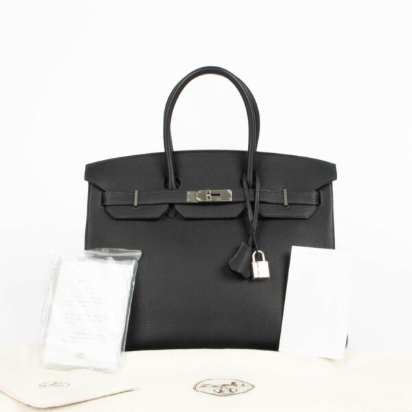 Hermès Birkin 35 Bleu Indigo Togo PHW