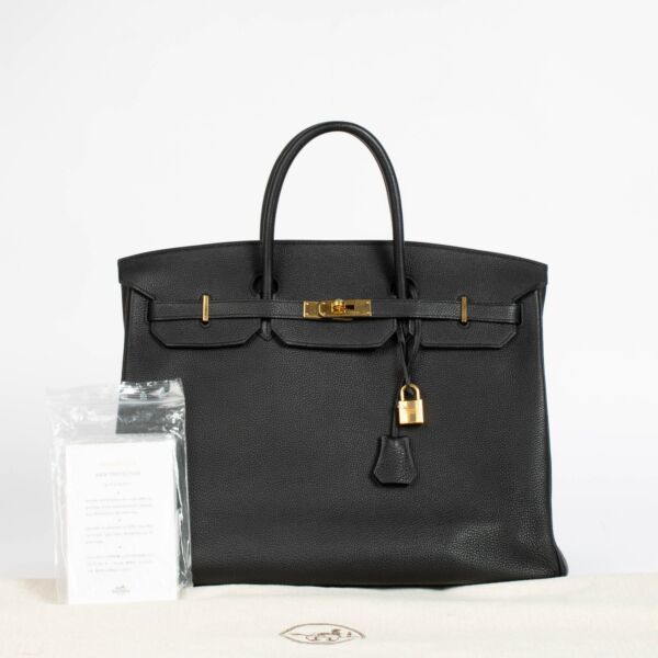 Hermès Birkin 40 Black Togo GHW