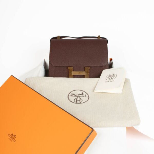 Hermès Constance 24 Bordeaux Epsom GHW