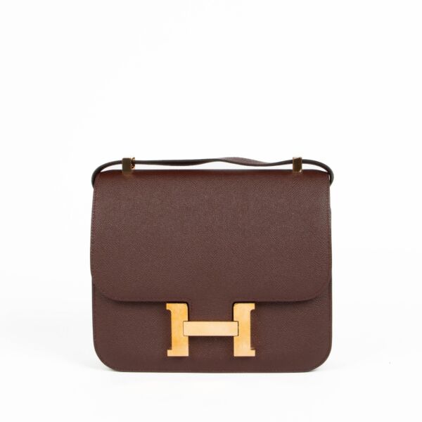 Hermès Constance 24 Bordeaux Epsom GHW