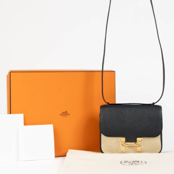 Hermès Constance Mini Bleu Indigo RGHW