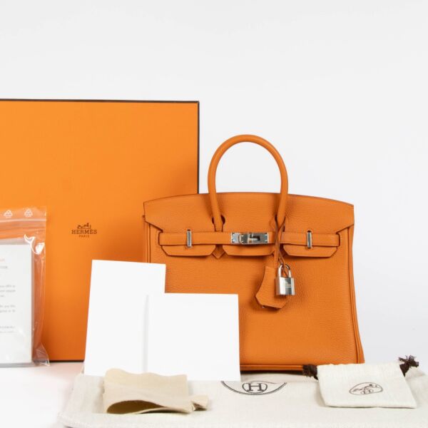Hermès Birkin 25 Orange Togo PHW