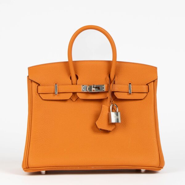 Hermès Birkin 25 Orange Togo PHW
