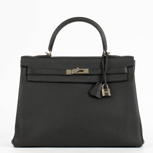 Hermès Kelly 35 Black Togo PHW