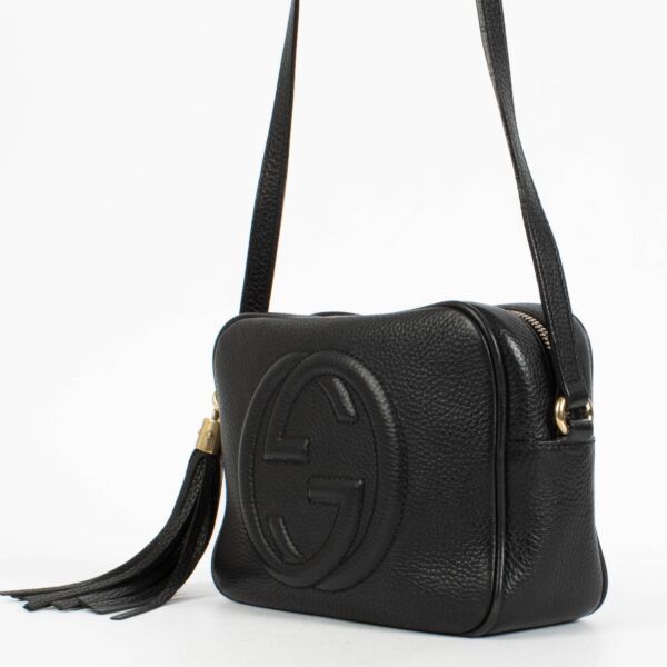 Gucci Black Leather Soho Disco Bag