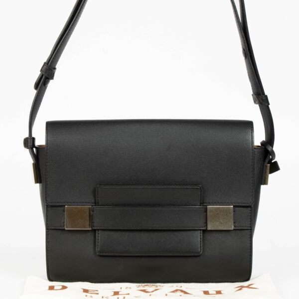 Delvaux Black Polo Madame Bag