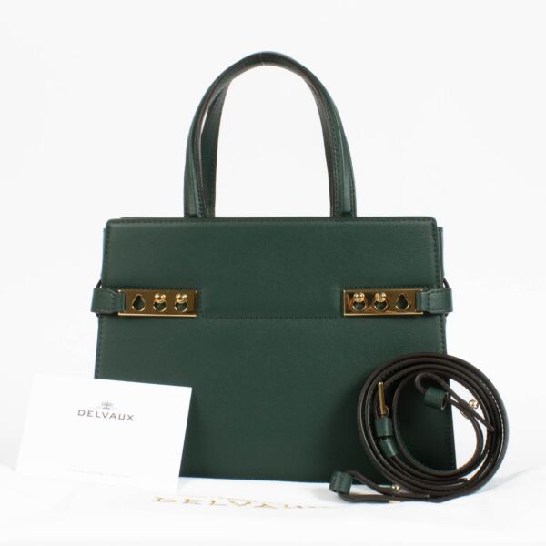 Delvaux Pine Silky Calf Tempête Crush Small