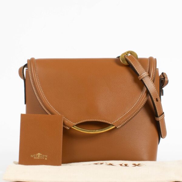 Delvaux Camel Eclair Crossbody Bag