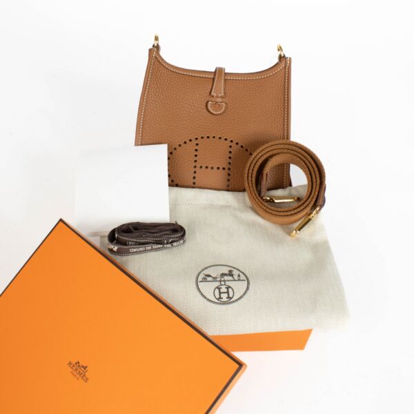 Hermès Evelyne 16 Gold Clemence GHW