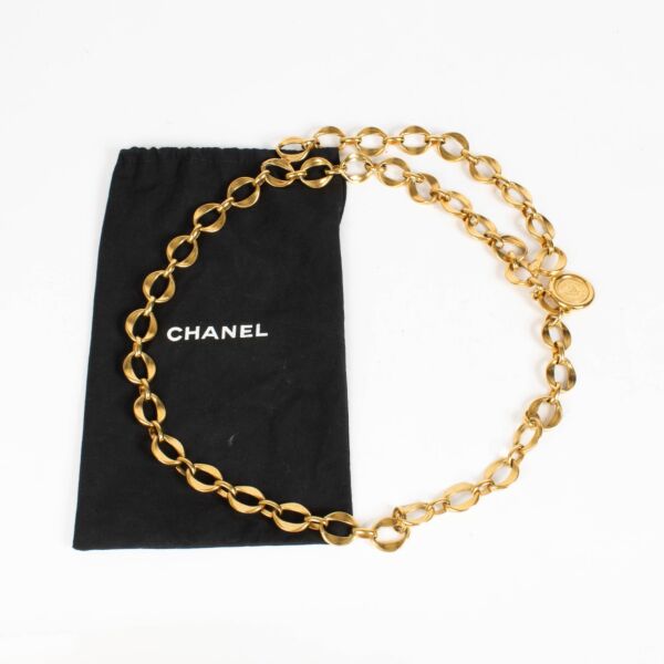 Chanel Gold Chain Medaillon Belt