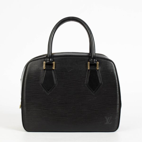 Authentic pre-loved Louis Vuitton Black Epi Leather Sablon Bag on Labellov.com