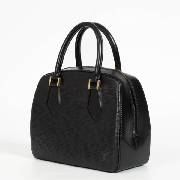 Louis Vuitton Black Epi Leather Sablon Bag