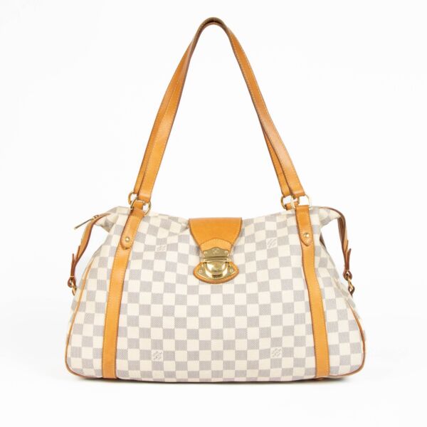 Shop this authentic Louis Vuitton Stresa GM Damier Azur pre-loved on Labellov.com 