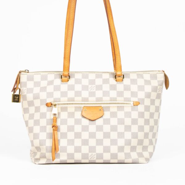 Authentic pre-loved Louis Vuitton Damier Azur Iéna PM Shoulder Bag on Labellov.com
