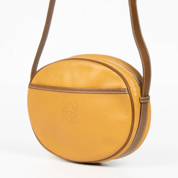 Loewe Beige Leather Vintage Crossbody Bag