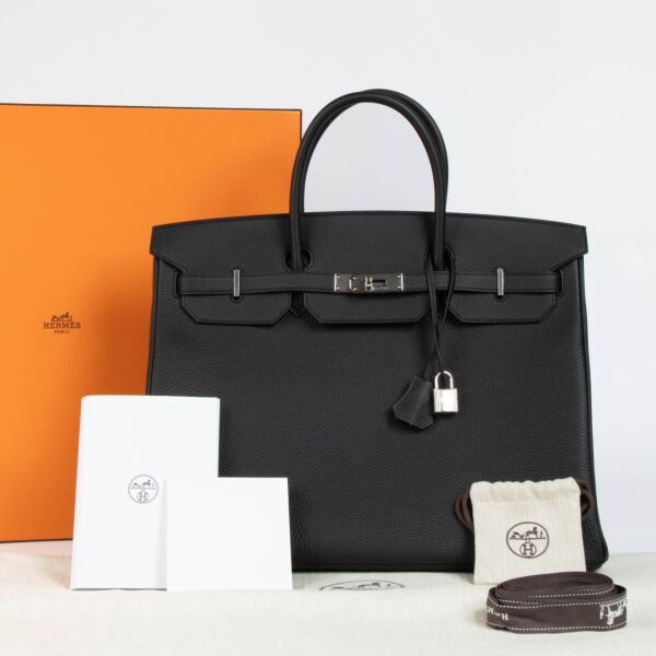 Hermès Birkin 40 Black Togo PHW