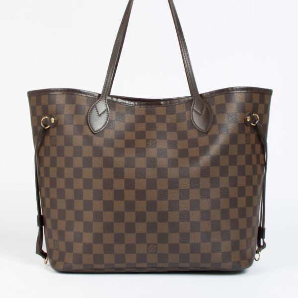 Authentic pre-loved Louis Vuitton Damier Ebene Neverfull MM on Labellov.com