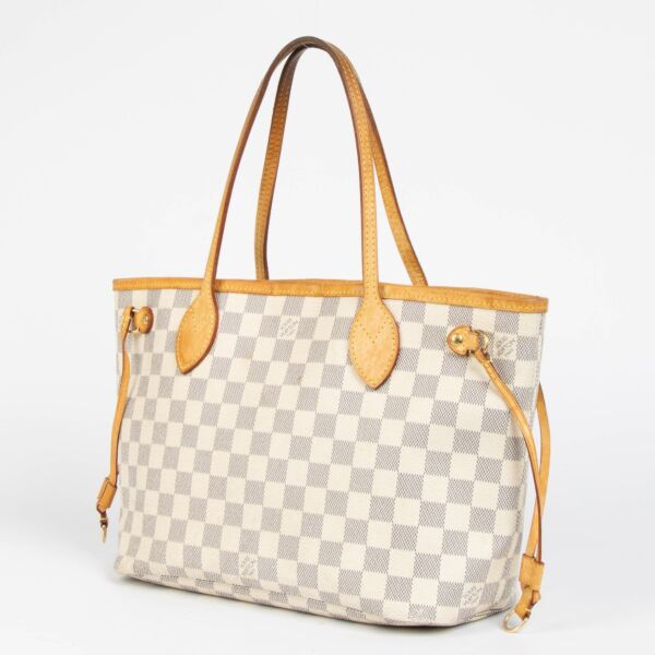 Louis Vuitton Damier Azur Neverfull PM Bag