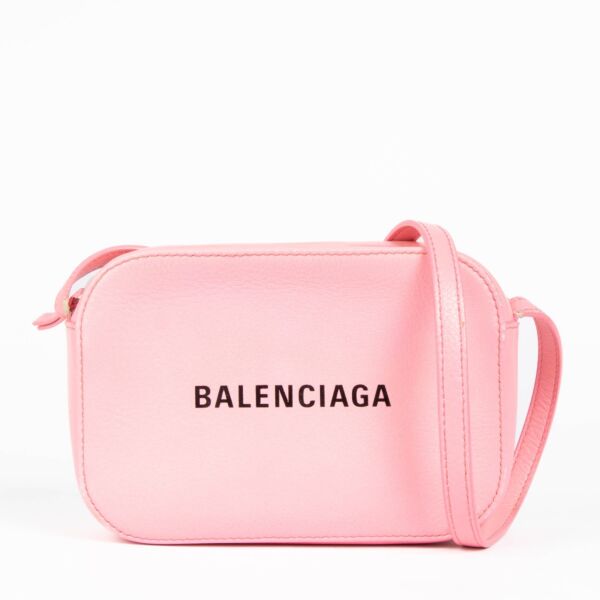 Authentic pre-loved Balenciaga Pink Everyday Camera Crossbody Bag on Labellov.com