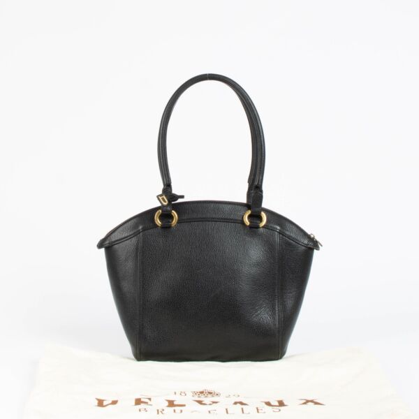 Delvaux Black Charme Top Handle Bag