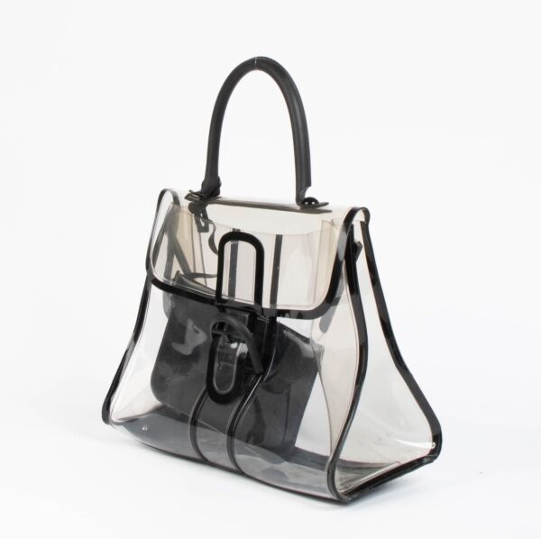 Delvaux Transparant Vinyl Brillant X-Ray Top Handle Bag