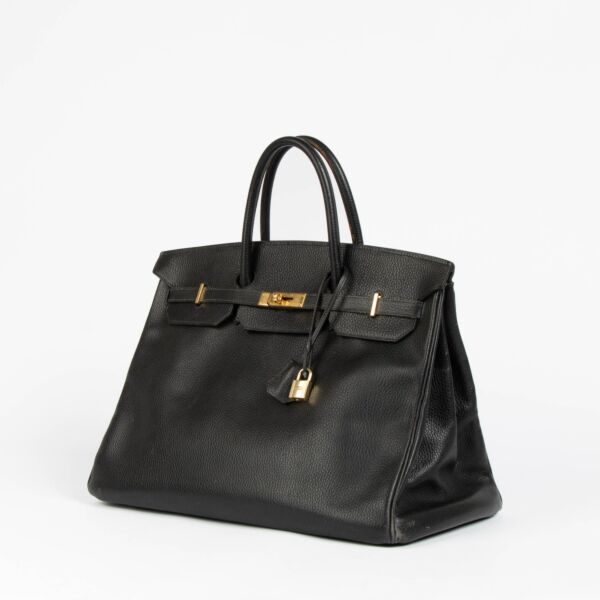 Hermès Birkin 40 Black Ardennes GHW