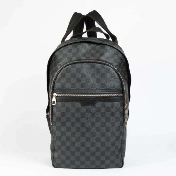 Authentic pre-loved Louis Vuitton Damier Graphite Michael Backpack on Labellov.com