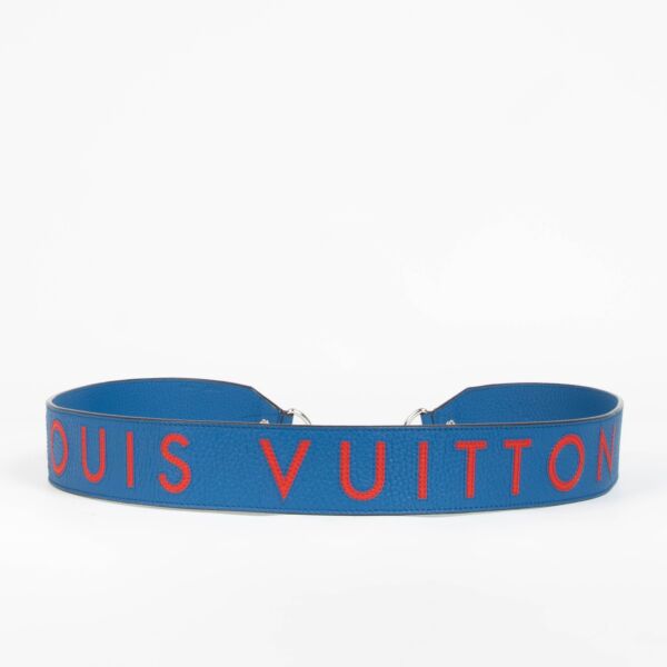 Authentic pre-loved Louis Vuitton Blue Shoulder Strap on Labellov.com