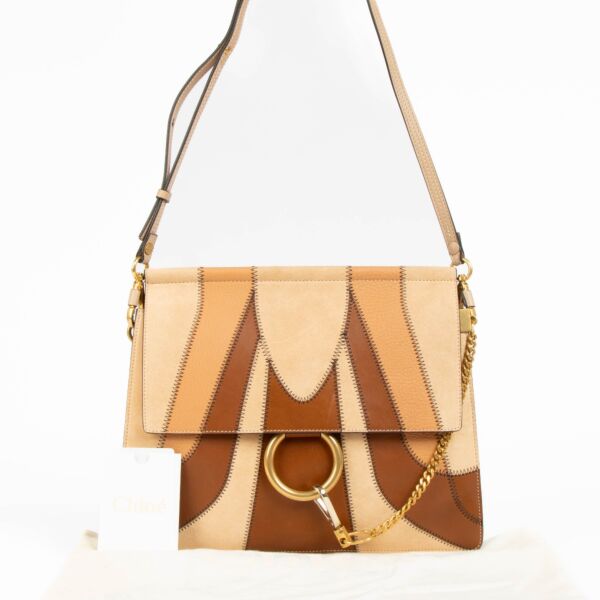 Chloe Patchwork Leather Medium Faye Bag