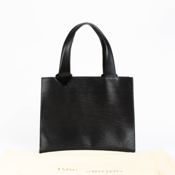Louis Vuitton Black Epi Leather Gemeaux Tote Bag