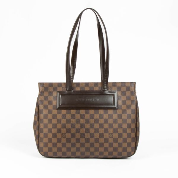 Authentic pre-loved Louis Vuitton Damier Ebene Parioli PM Shoulder Bag on Labellov.com