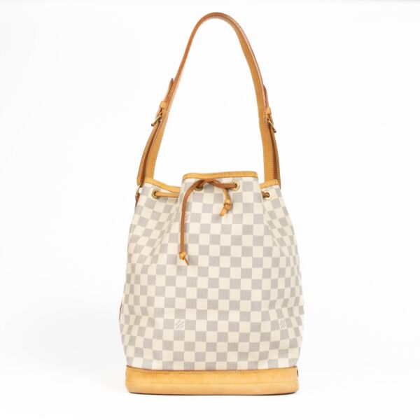 Authentic pre-loved Louis Vuitton Damier Azur Noe Shoulder Bag on Labellov.com