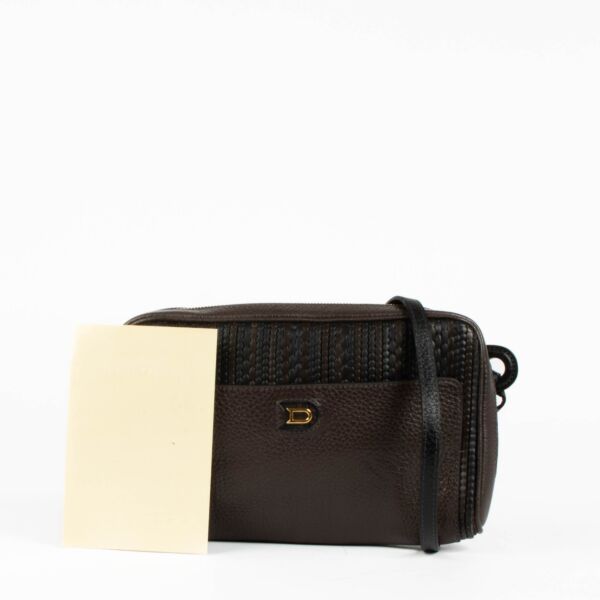 Delvaux Brown/Multicolor Toile De Cuir Crossbody Bag