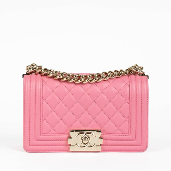 Chanel Boy Pink Crossbody Bag aan de beste prijs bij Labellov 