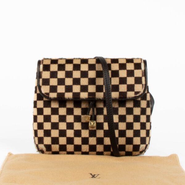 Louis Vuitton Damier Pony Hair Sauvage Gazelle Crossbody