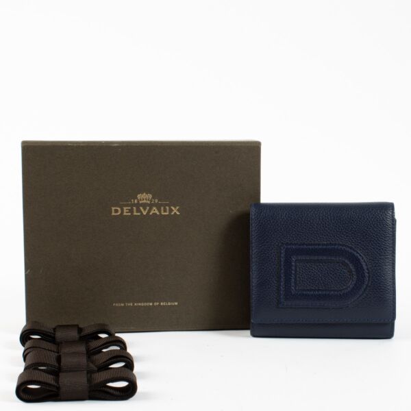 Delvaux Blue Louise Wallet